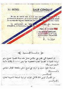 87 COMMANDANT DU POSTE DE COMMANDEMENT DE L AIR - KABYILIE 1957 58 (77)